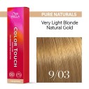 Wella Professional Color Touch Pure Naturals - plaukų dažai, 60 ml - 9/03
