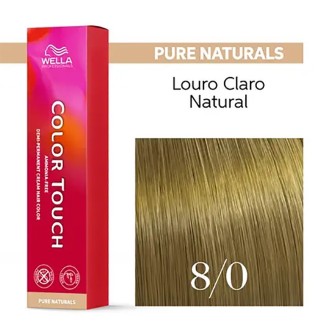 Wella Professional Color Touch Pure Naturals - plaukų dažai, 60 ml - 8/0
