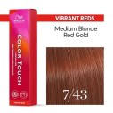 Wella Professional Color Touch Vibrant Reds - plaukų dažai, 60 ml - 7/43