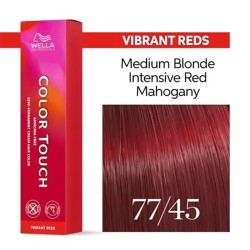 Wella Professional Color Touch Vibrant Reds - plaukų dažai, 60 ml - 77/45