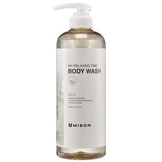 Mizon Milk My Relaxing Time Body Wash - dušo želė, 800 ml