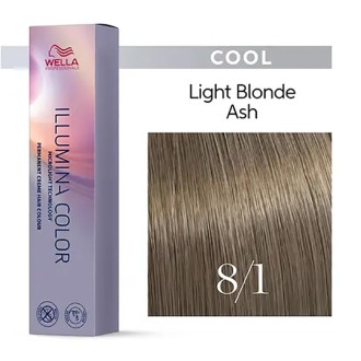 Wella Professional Illumina Color - plaukų dažai, 60 ml - 8/1