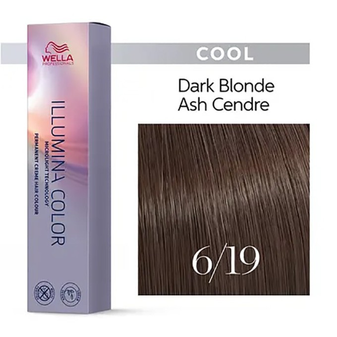 Wella Professional Illumina Color - plaukų dažai, 60 ml - 6/19