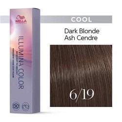 Wella Professional Illumina Color - plaukų dažai, 60 ml - 6/19