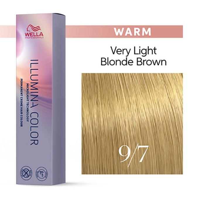 Wella Professional Illumina Color - plaukų dažai, 60 ml - 9/7