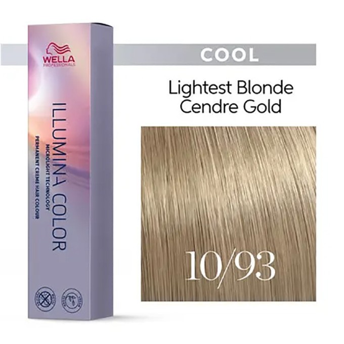 Wella Professional Illumina Color - plaukų dažai, 60 ml - 10/93