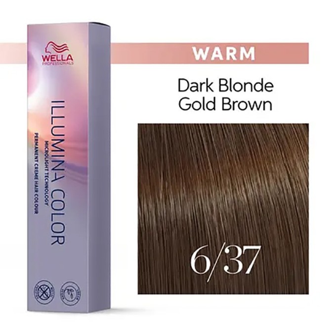 Wella Professional Illumina Color - plaukų dažai, 60 ml - 6/37
