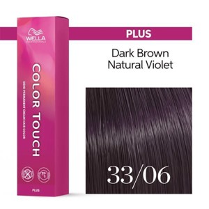 Wella Professional Color Touch Plus - plaukų dažai, 60 ml - 33/06