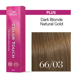 Wella Professional Color Touch Plus - plaukų dažai, 60 ml - 66/03