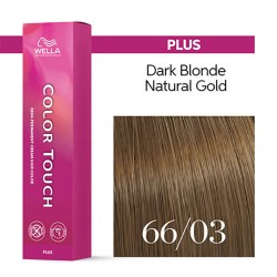 Wella Professional Color Touch Plus - plaukų dažai, 60 ml - 66/03