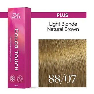 Wella Professional Color Touch Plus - plaukų dažai, 60 ml - 88/07
