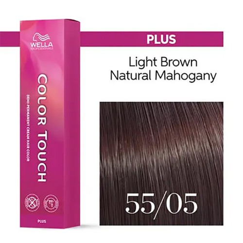Wella Professional Color Touch Plus - plaukų dažai, 60 ml - 55-05