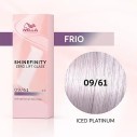 Wella Professional Shinefinity Zero Lift Glaze - plaukų dažai, 60 ml - 09/61 Iced Platinum