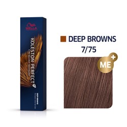 Wella Professional Koleston Perfect ME + Deep Browns - plaukų dažai, 60 ml - 7/75