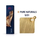 Wella Professional Koleston Perfect ME + Pure Naturals - plaukų dažai, 60 ml - 9/01