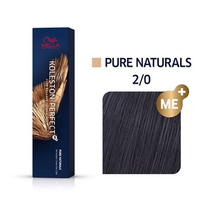Wella Professional Koleston Perfect ME + Pure Naturals - plaukų dažai, 60 ml - 2/0