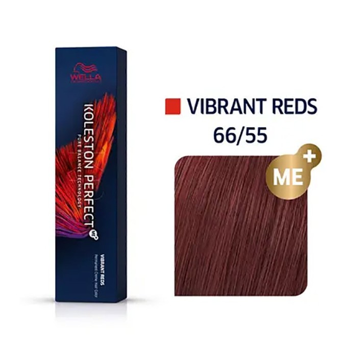 Wella Professional Koleston Perfect ME + Pure Naturals - plaukų dažai, 60 ml - 66/55