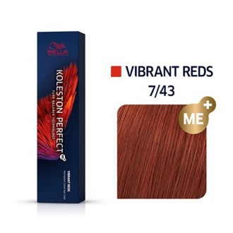 Wella Professional Koleston Perfect ME Vibrant Reds - plaukų dažai, 60 ml - 7/43