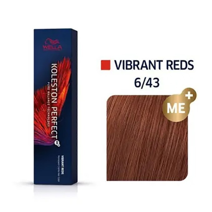 Wella Professional Koleston Perfect ME Vibrant Reds - plaukų dažai, 60 ml - 6/43