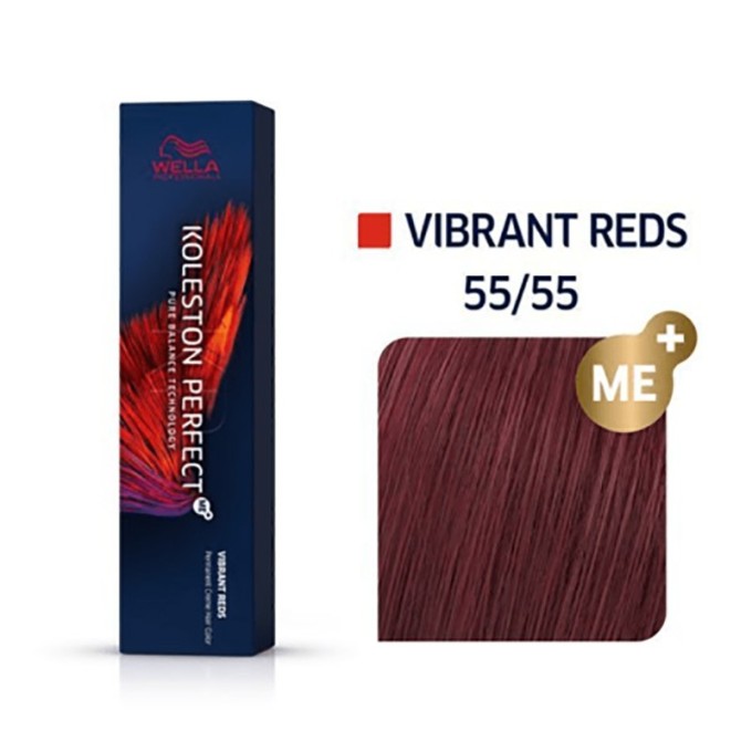 Wella Professional Koleston Perfect ME Vibrant Reds - plaukų dažai, 60 ml - 55/55
