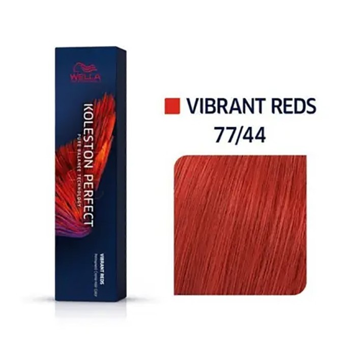 Wella Professional Koleston Perfect Vibrant Reds - plaukų dažai, 60 ml - 77/44
