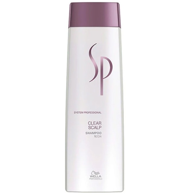 Wella Professional SP Clear Scalp Shampoo - šampūnas nuo pleiskanų, 250 ml