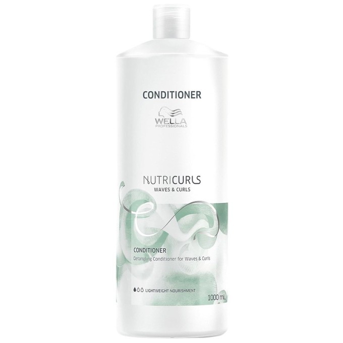 Wella Professional Nutricurls Waves & Curls Conditioner - kondicionierius banguotiems plaukams