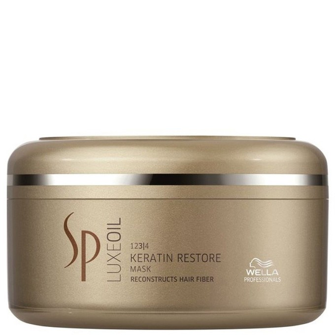 Wella Professional LuxeOil Mask Keratin Restore - kaukė pažeistiems plaukams, 150 ml