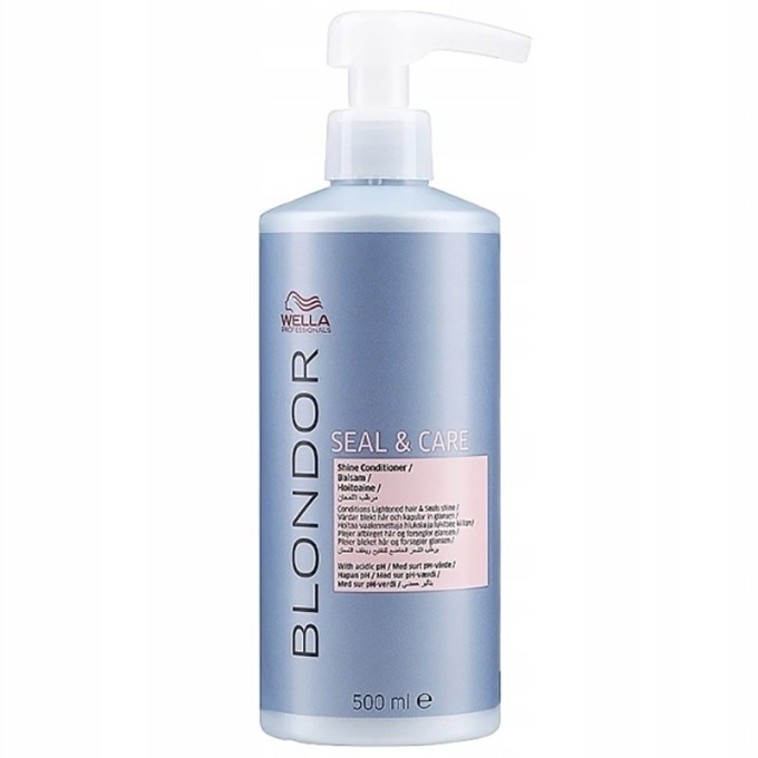 Wella Professional Blondor Seal & Care Mask - plaukų kaukė, 500 ml