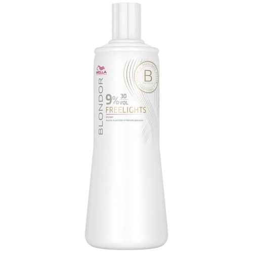 Wella Professional Blondor Freelights 9% Developer - oksidantas, 1000 ml