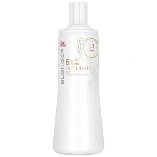 Wella Professional Blondor Freelights 6% Developer - oksidantas, 1000 ml