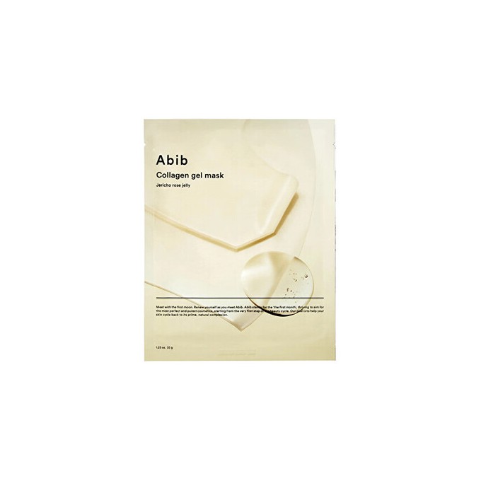 Abib Jericho Rose Jelly Collagen Gel Mask - Stangrinamoji lakštinė kaukė su kolagenu ir keramidais