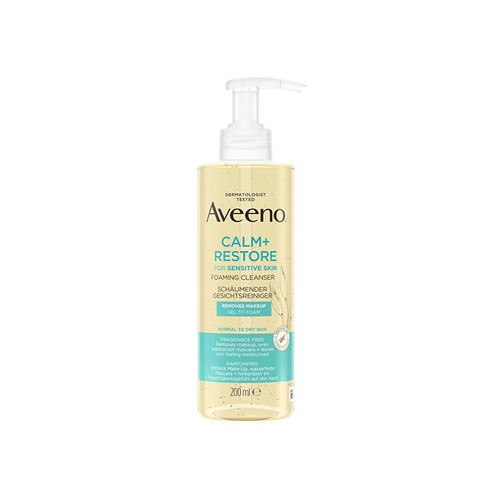 Aveeno Calm+Restore Foaming Cleanser - prausimosi putos, 200 ml