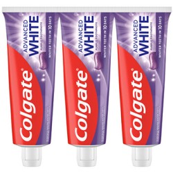 Colgate Advanced White Purple Trio Toothpaste - Zubní pasta 75ml