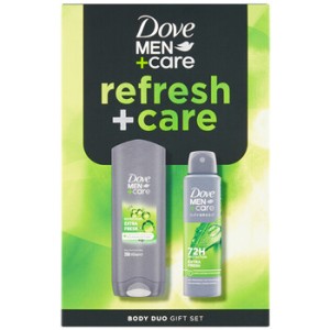 Dove Men Refresh +Care Set - kūno priežiūros dovanų rinkinys