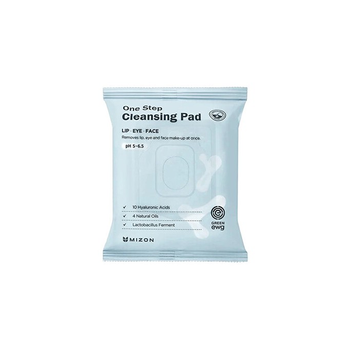 Mizon One Step Cleansing Pad - veido valymo pagalvėlės, 30 vnt.