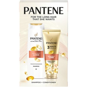 Pantene Infinity Long Set - plaukų priežiūros rinkinys
