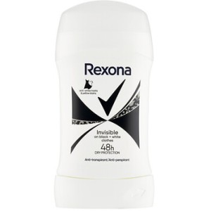 Rexona Invisible Black & White Antiperspirant - - pieštukinis antiperspirantas, 50 ml