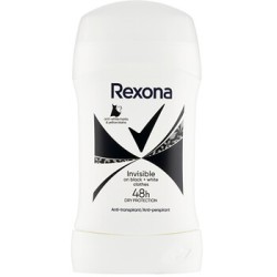 Rexona Invisible Black & White Antiperspirant - Tuhý antiperspirant 50ml
