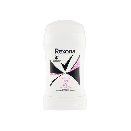 Rexona Invisible Pure Antiperspirant - - pieštukinis antiperspirantas, 50 ml