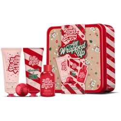The Luxury Bathing Company Gift mini set of body care in a tin can ( Christmas sweets, Cocoa &