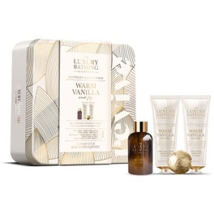 The Luxury Bathing Company Gift set in a tin can (Vanilla)