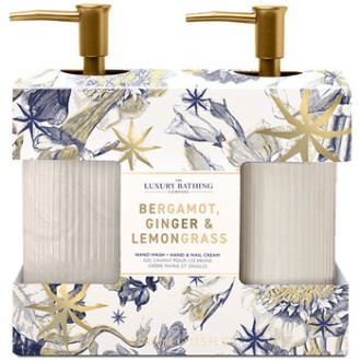 The Luxury Bathing Company Hand care gift set in a box ( Bergamot, Ginger & Lemongrass )