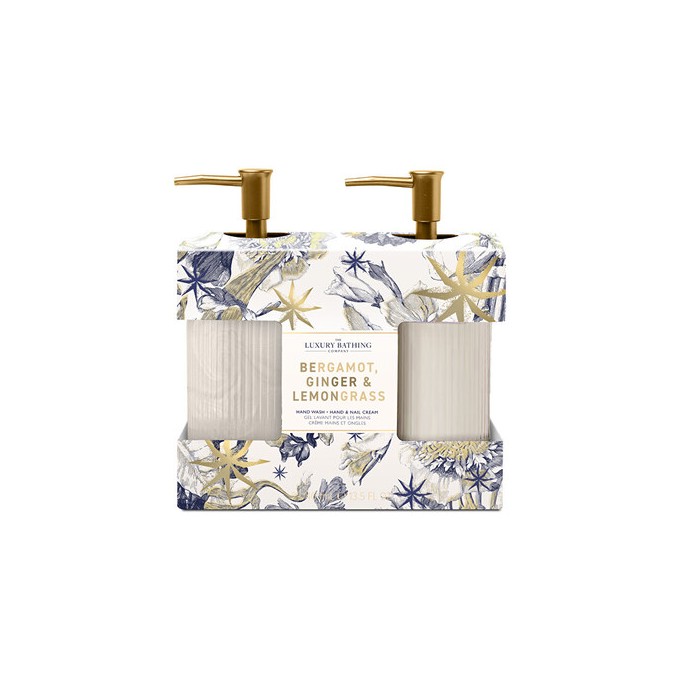 The Luxury Bathing Company Dárkový set péče o ruce v krabičce ( Bergamot, Zázvor & Lemongrass )