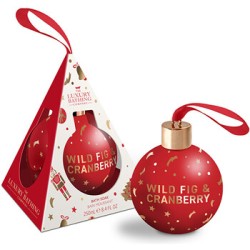 The Luxury Bathing Company Bath foam Christmas flask ( Fig & Cranberry ) - vonios putos, 250 ml
