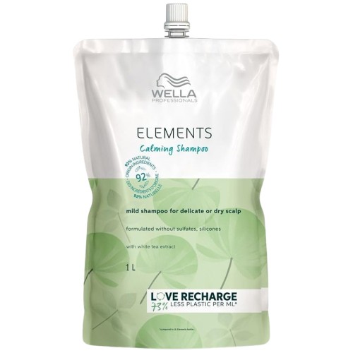 Wella Professional Elements Calming Shampoo - šampūno papildymas, 1000 ml
