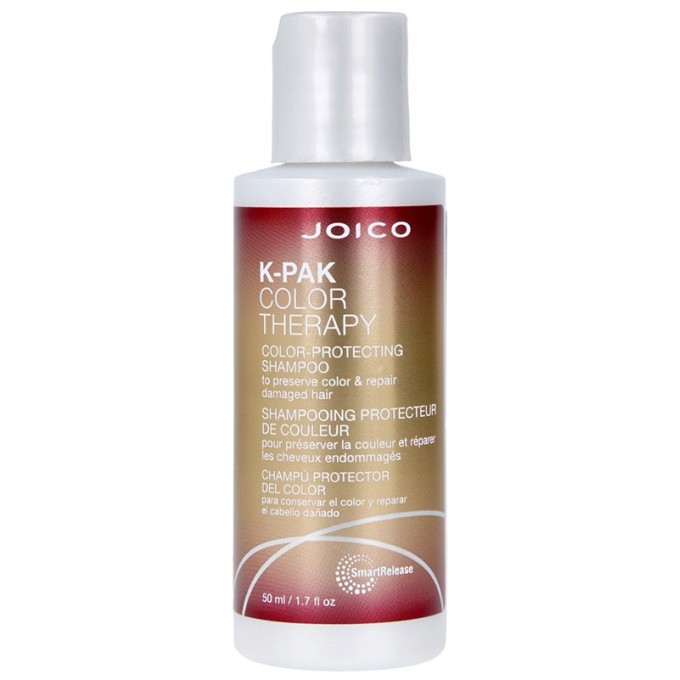 Joico K-PAK Color Therapy Color-Protecting Shampoo - šampūnas pažeistiems dažytiems plaukams, 50 ml