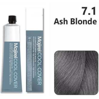 L´Oréal Professionnel Majirel Cool Cover - profesionalūs ilgalaikiai plaukų dažai, 50 ml - 7.1