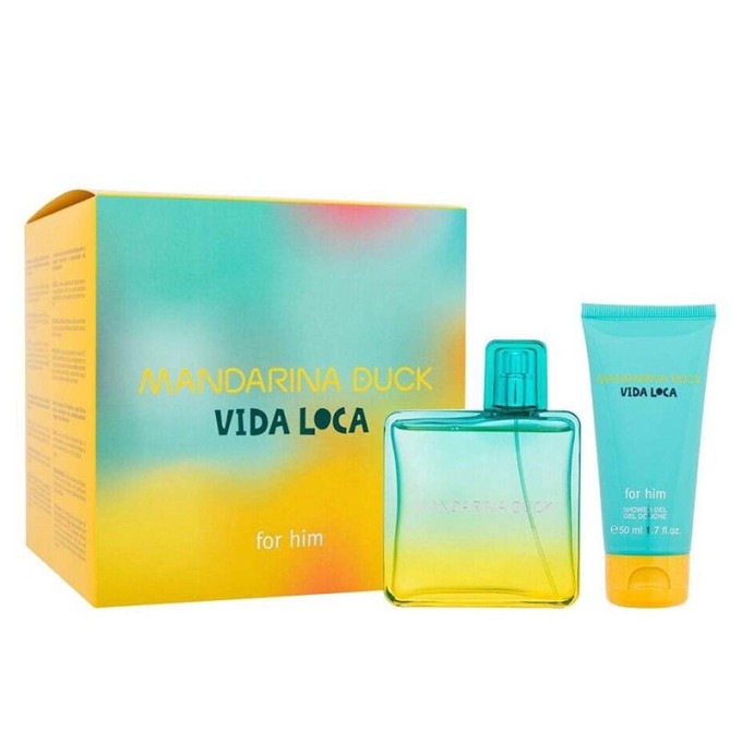 Mandarina Duck Vida Loca For Him Gift set EDT 100 ml and shower gel 50
