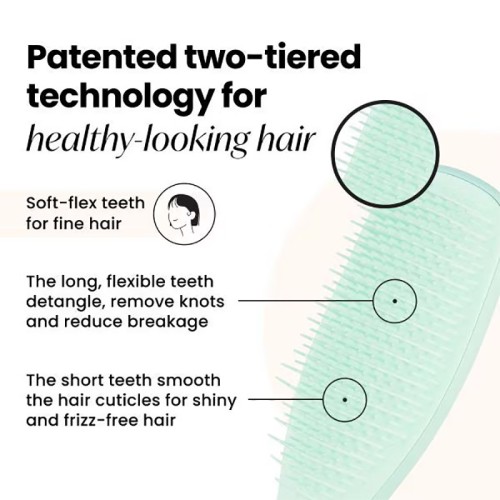 Tangle Teezer Fine & Fragile - plaukų šepetys - Jade Lagoon